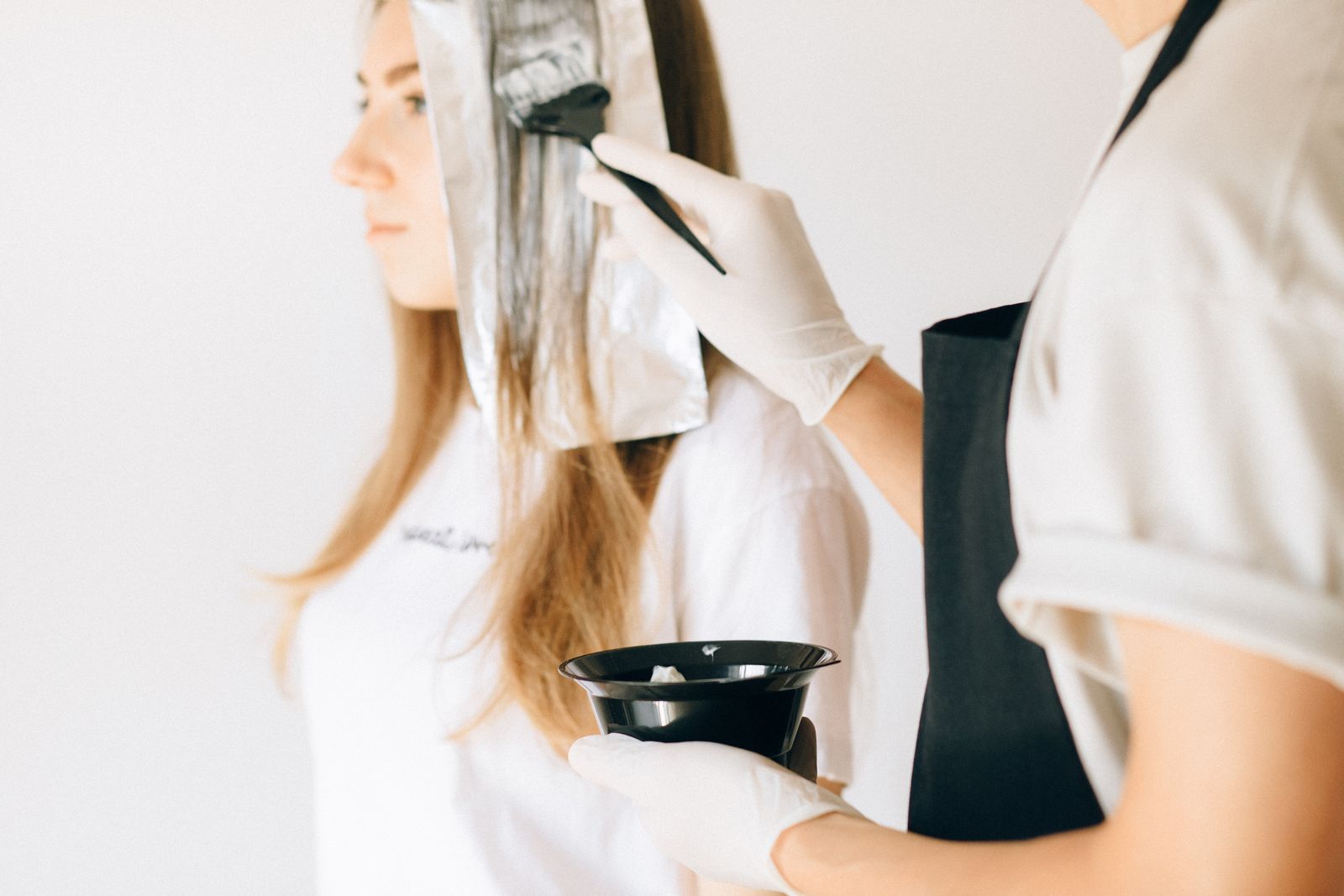 Strähnentechnik mit Folie